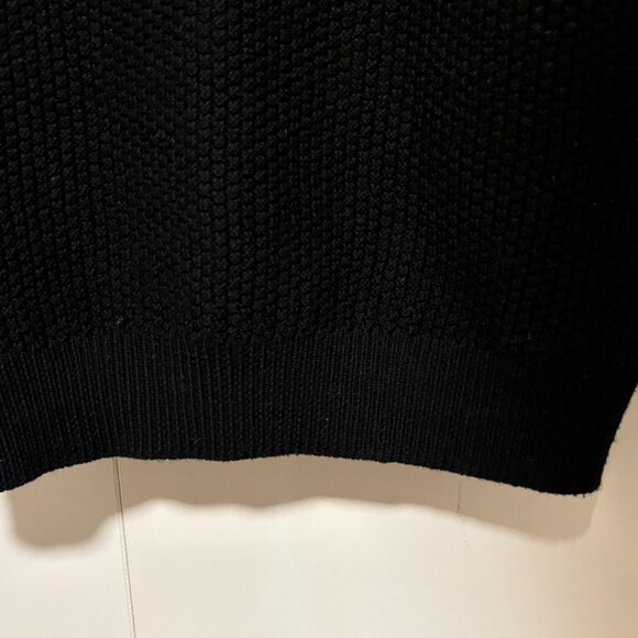 John Smedley Black Merino Wool Crewneck Sweater  Made In England Size XL - Picture 15 of 16